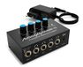 Audibax HA4000 v2-4-kanaals hoofdtelefoonversterker