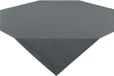 Tapis de protection Vienne - anthracite - adapté au chauffage par le sol - 1 pièce - 85 x 85 cm