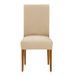Eysa Llion stoelhoes met rugleuning in elastische stof, pak 2, beige kleur, gemaakt in Spanje