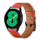Samsung Galaxy Rood lederen bandje - Samsung Galaxy watch 7 / Galaxy Watch FE - 40mm & 44mm