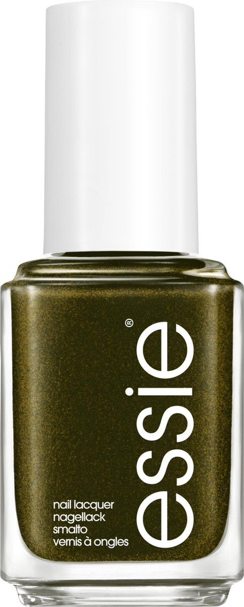 Essie - fall 2021 limited edition - 808 high voltage vinyl - groen - glitter nagellak - 13,5ml