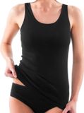 Toker Dames Comfort XL hemd - Grote maten - Dames singlet - Zwart - 58