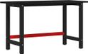 vidaXL Werkbank 140x60x81,5 cm chêne massif brun foncé