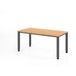 Hammerbacher Bureau met 4 vierkant poten - 160x80 cm