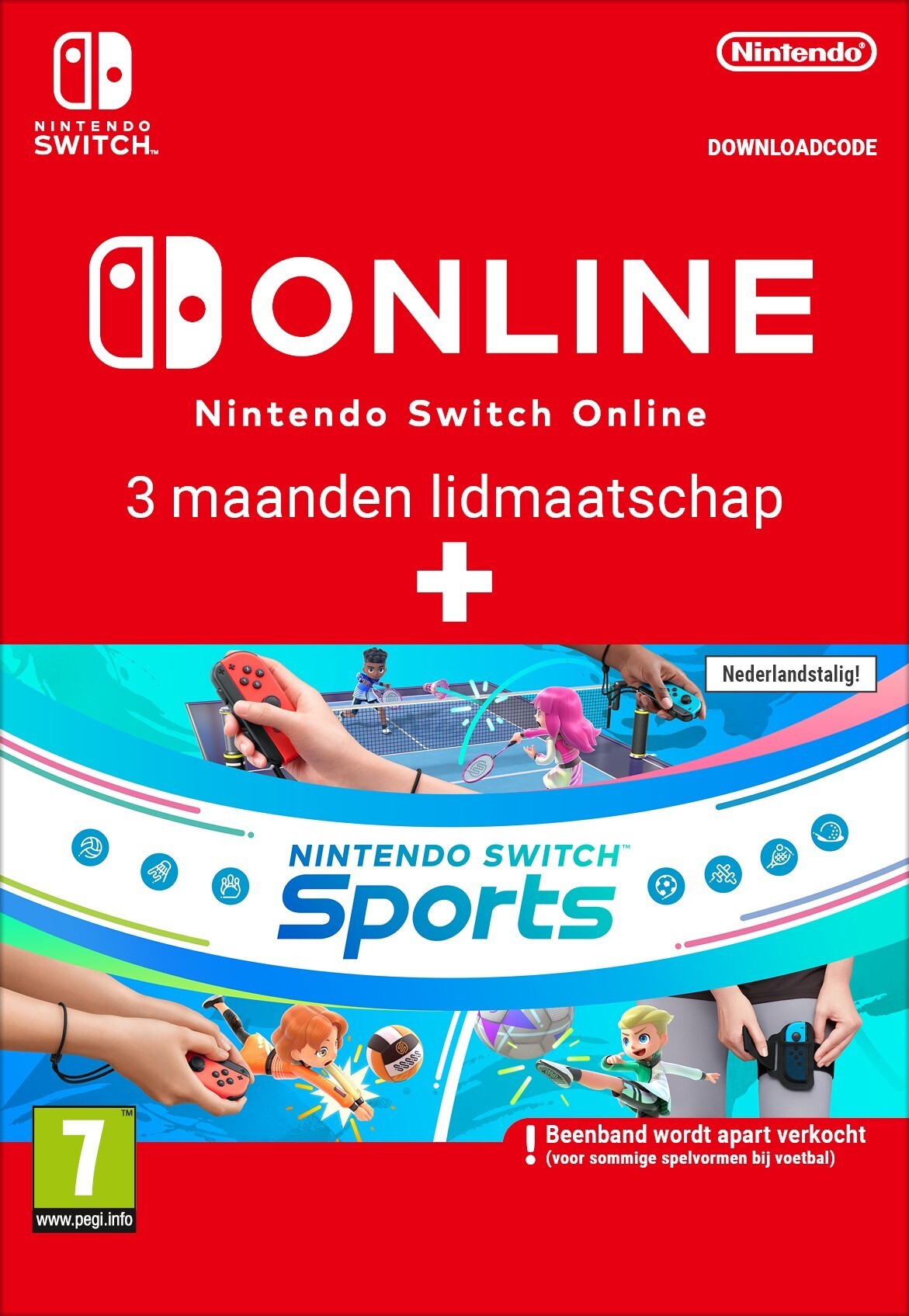 Nintendo Switch Sports + Switch Online (Individueel lidmaatschap - 3 maanden) - Switch