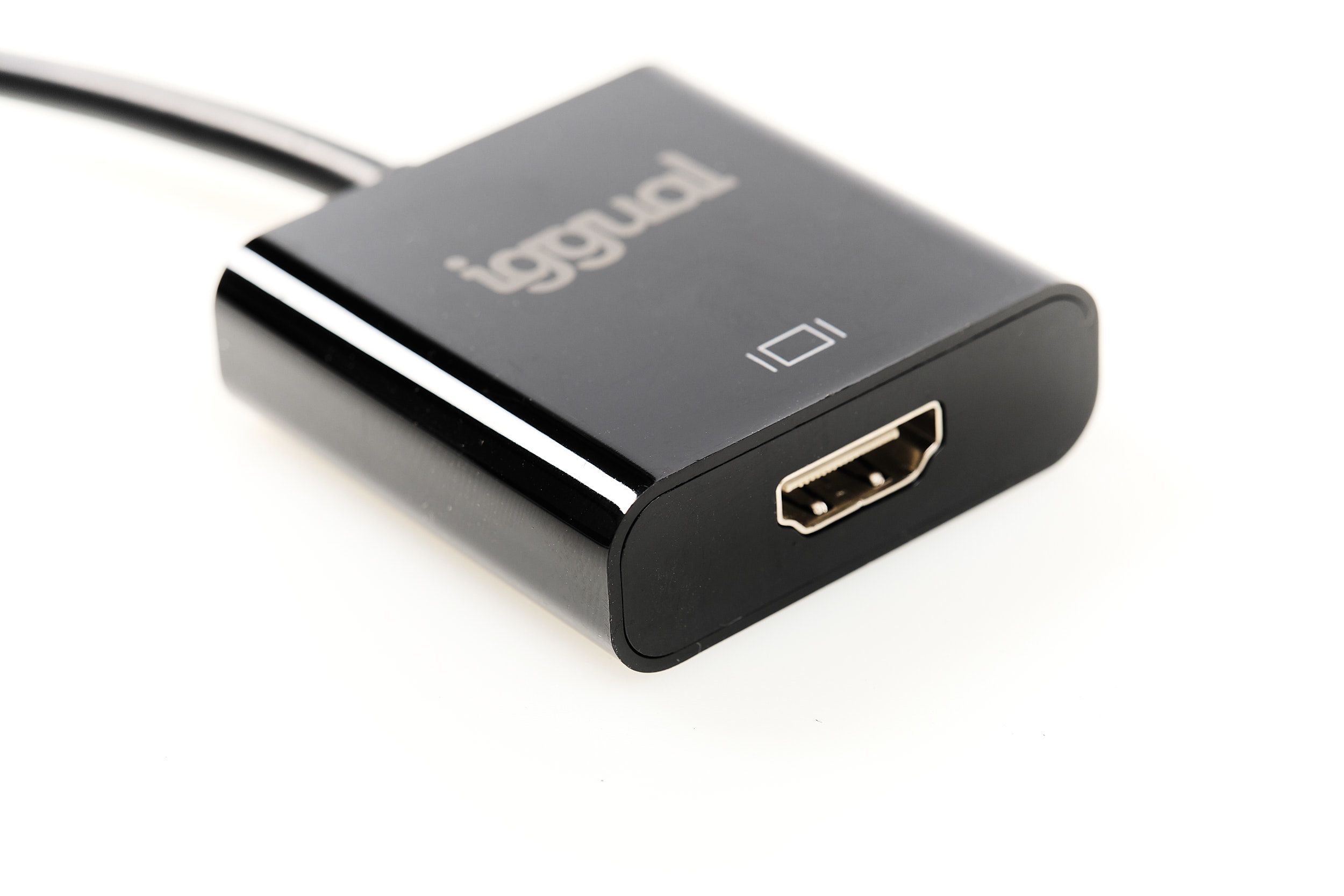 Iggual DisplayPort to HDMI Adapter - 0.25m - Black