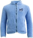 BR Equitation Fleece met ritssluiting kind, Kledingmaat 140, Polyester, Unisex, Kinderen, little blue