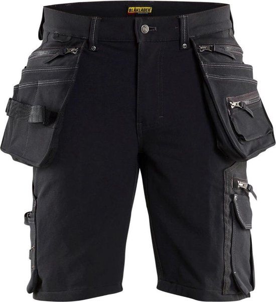 Blåkläder 1988 Short X1900 Werkbroek - Zwart - Maat 50