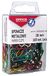 OFFICE PRODUCTS 18082865-99 brievenklemmen kleurrijk gelakt, 28 mm in de doos, 100 stuks