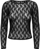 ONLY ONLNIKITA L/S BOATNECK LACE TOP BOX