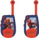 Radio portable Spider-Man, portée 2 km, contrôle du volume, fonction code Morse lumineuse, clip de fixation pour ceinture