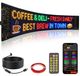 Tapis de course LED, 120 x 595 mm, programmable, flexible, protection IP65