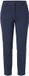 Ulla Popken Dames Broek Punto di Roma met biezen - Marine - Maat 50
