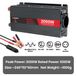 Onduleur de voiture - 12V CC vers 220V CA, 2000W - Onduleur à onde sinusoïdale modifiée - 50Hz - Port USB - Prise UE