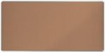 Nobo Premium Plus Kurkbord 200x100 cm Aluminium Bruin