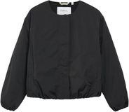 Comma s.Oliver Outdoor-Jacke Vrouwen Zwart Polyester Lange Mouw Regular Fit L