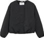 Comma s.Oliver Outdoor-Jacke Vrouwen Zwart Polyester Lange Mouw Regular Fit L