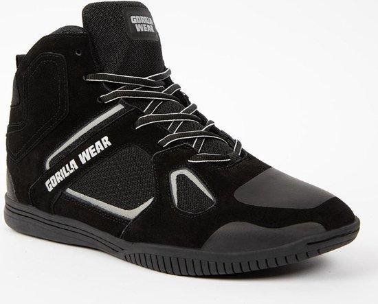 Gorilla Wear Troy High Tops Sportschoenen - Zwart/Grijs - Maat 40 - Unisex