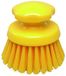 Maya Professional Tools 54134-4 ronde borstel middelharde borstelharen, FBK/levensmiddelhygiëne, 125 mm diameter, geel