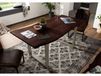FREEFORM Table à manger 180x90 acacia laqué brun / gris mat