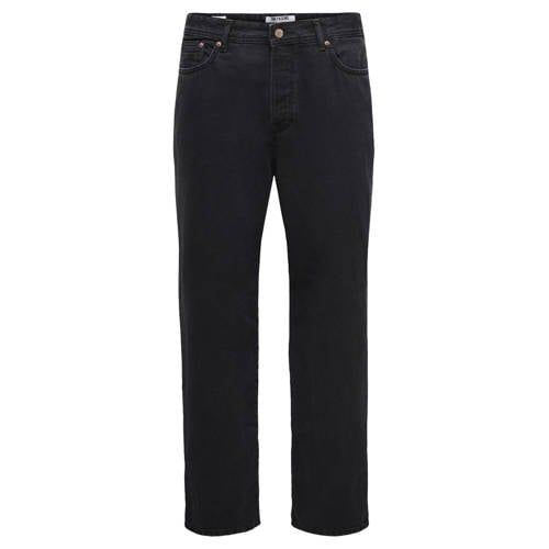 ONLY & SONS ONSFADE Loose Fit Jeans Heren Zwart Katoen