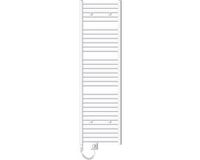 LuxeBath ECD Germany Badkamerradiator Sahara met verwarmingselement 900W 500x1800 mm wit recht met zijaansluiting