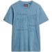 Superdry Workwear T-shirt met relaxte pasvorm en reliëf Heren T-shirts