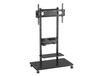 Equip 650635 Support TV pied de sol Noir