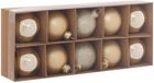 Feeric Lights & Christmas Kit de 10 boules de Noël en verre or D. 60 mm