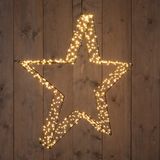 Anna's Collection LED 3D ster metaal zwart 540 lampjes Ø 56cm, classic warm