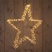 Anna's Collection LED 3D ster metaal zwart 540 lampjes Ø 56cm, classic warm