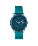 Lacoste analoog horloge voor heren Lacoste.12.12 collectie met zwarte siliconen/rubberen band - 2011444