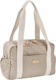 Béaba Paris Luiertas - Unisex Babytas - Luiertas met Verzorgingsmatje en Isothermisch Vak - Kinderwagen- & Trolleybevestiging - 16L - Clay