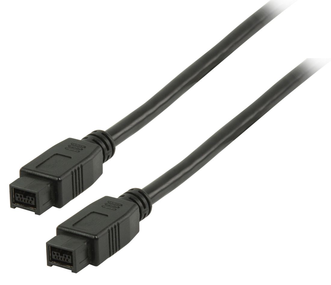 Valueline Firewire 800 (9-pin) Kabel - 2m - Zwart
