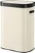 SONGMICS Poubelle à capteur – 50 litres – Crème
