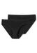 SCHIESSER 95/5 slip (2-pack) - dames tai biologisch katoen zwart