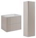 3xE living Ensemble salle de bain vasque + colonne 60 cm, cachemire