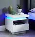 BAÏTA Cosmos Nachtkastje, LED, blauw, wit gelakt