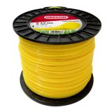 Oregon Gele ronde 3 mm grastrimmerlijn, trimmerlijn tackles lang gras, onkruid, randen en dikke vegetatie, professionele zware nylon grastrimmer, past op de meeste standaardmodellen, 3,0 mm x 169 m