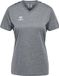 Hummel Hmlauthentic Pl Jersey S/S Femme Sportshirt Dames XL Gris Chiné Polyester