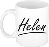 Bellatio Decorations Helen Naam koffiemok - wit