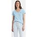 Levi's Perfect Vneck Omphalodes Coton Taille : S | Tops Outlet | Femmes | Bleu