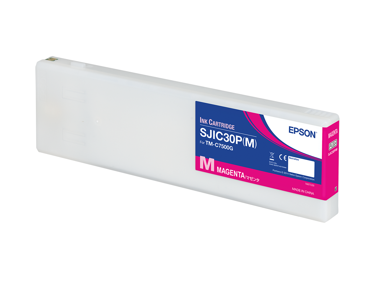 Epson SJIC30P(M): Ink cartridge for ColorWorks C7500G (Magenta) single pack / magenta