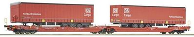 Roco 6600168 Goederenwagen DC Dubbeltassenwagen, geslacht Sdggmrs 738/T3000e, de Deutsche Bahn