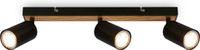 Briloner Tib - Projecteur de plafond - 2172034 - Pivotant - Marche/Arrêt via interrupteur mural - 15,5 x 5,5 x 44 cm - Bois noir