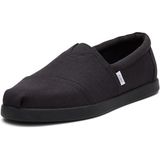 TOMS Alp Fwd mocassinzool voor heren, Zwart gerecycled katoenen canvas