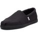 TOMS Alp Fwd mocassinzool voor heren, Zwart gerecycled katoenen canvas