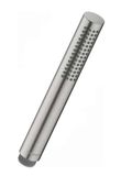 Duravit Waterbesparende buis, handdouche met regenstraal, rond, met MinusFlow waterbesparende functie, gemakkelijk te reinigen, geborsteld roestvrij staal