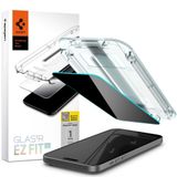 Spigen EZ Fit Privacy Glass Screen Protector voor Apple iPhone 15