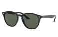 Ray-Ban RB9070S Lunettes de soleil enfant Rond Noir Vert